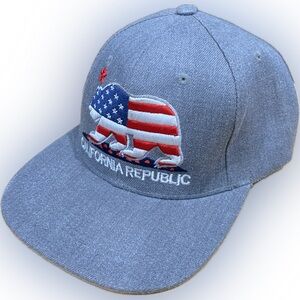 Gray California Republic Hat